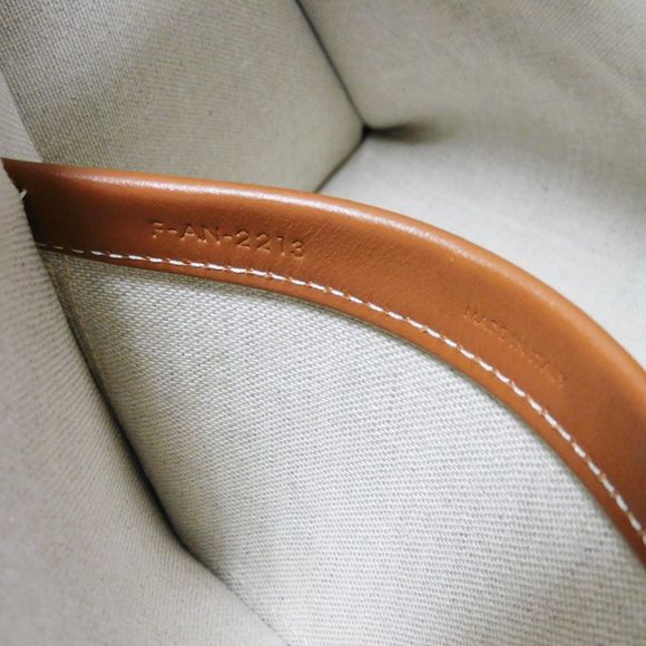 Celine Celine Small Cabas Tote Textile Calfskin Canvas Tote Bag 199162FEF.02NT - Picture 7 of 16